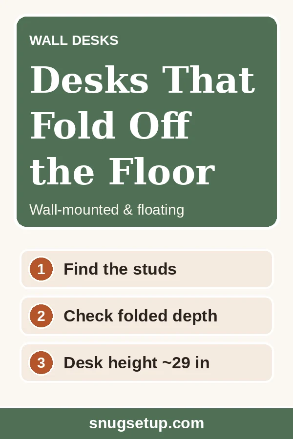 Pin: The Best Wall-Mounted and Floating Desks (2026)